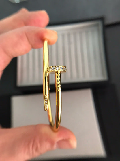 [⭐Shinejoy]ジュスト アン クル ブレスレット 3.5mm ダイヤモンド