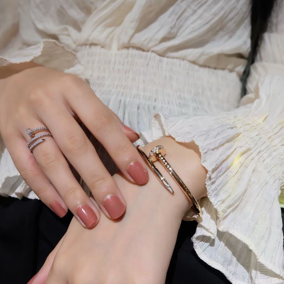 [⭐Shinejoy]ジュスト アン クル ブレスレット 3.5mm ダイヤモンド