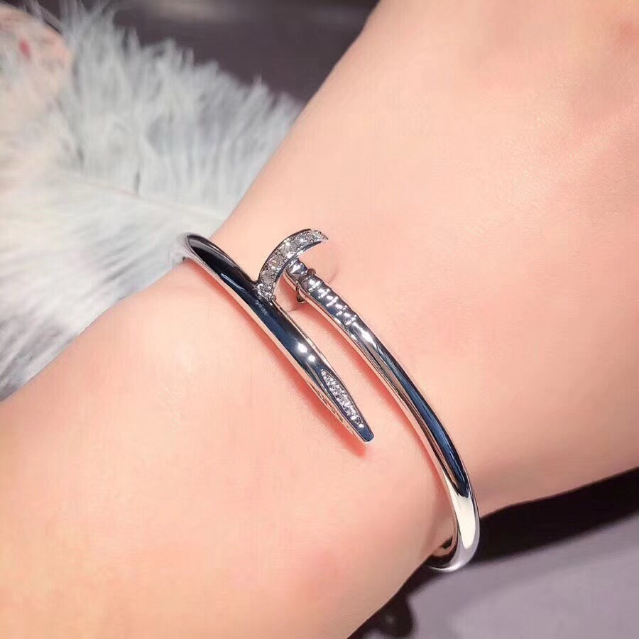 [⭐Shinejoy]ジュスト アン クル ブレスレット 3.5mm ダイヤモンド