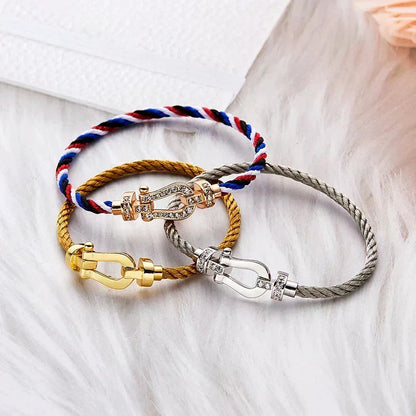 {
  "⭐Shinejoy": "FORCE LARGE HORSESHOE NO DIAMOND BRACELET GOLD"
}