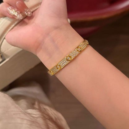[⭐Shinejoy]LOVE BRACELET 6.1MM DIAMOND-PAVED 10 BIG DIAMONDS