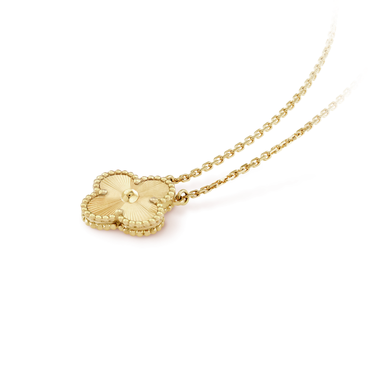 [⭐Shinejoy]クローバー 15mm レーザーネックレス