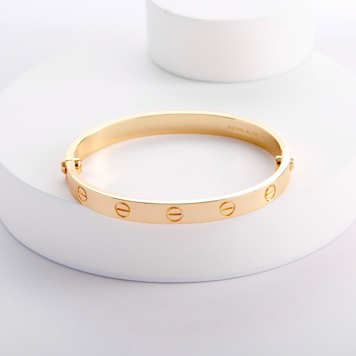 [⭐Shinejoy]LOVE ブレスレット 6.1MM ダイヤモンドなし