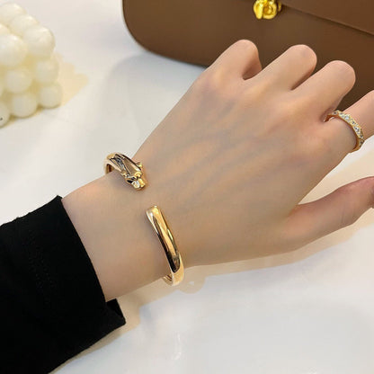[⭐Shinejoy]パンテール オープン ブレスレット