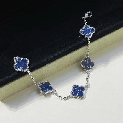 [⭐Shinejoy]CLOVER 5 MOTIF PIETERSITE BRACELET COLLECTION