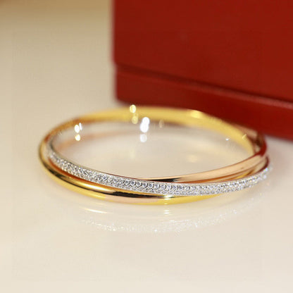 [⭐Shinejoy]トリニティ 2.8MM スモールブレスレット