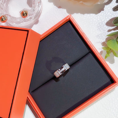 [⭐Shinejoy]H RING FULL DIAMOND