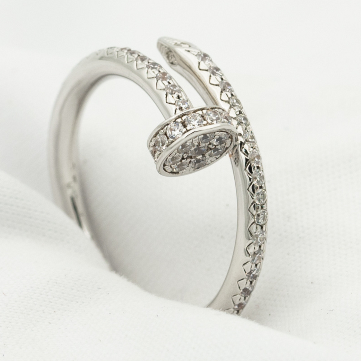 [⭐Shinejoy]JUSTE リング 1.8mm シルバー ダイヤモンド