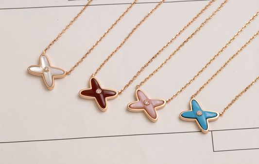 [⭐Shinejoy]JEUX DE NECKLACE 1粒ダイヤモンドネックレス