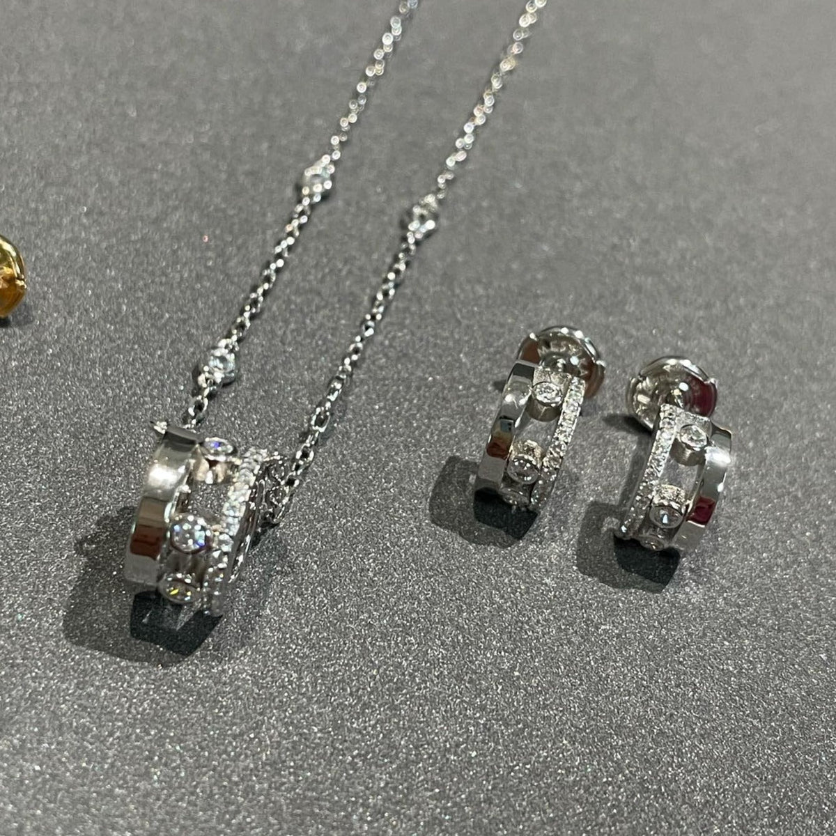 [⭐Shinejoy]チェーンムーブ ロマーヌ ペンダントネックレス