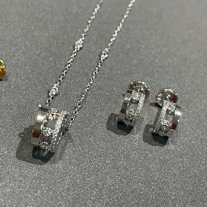 [⭐Shinejoy]チェーンムーブ ロマーヌ ペンダントネックレス