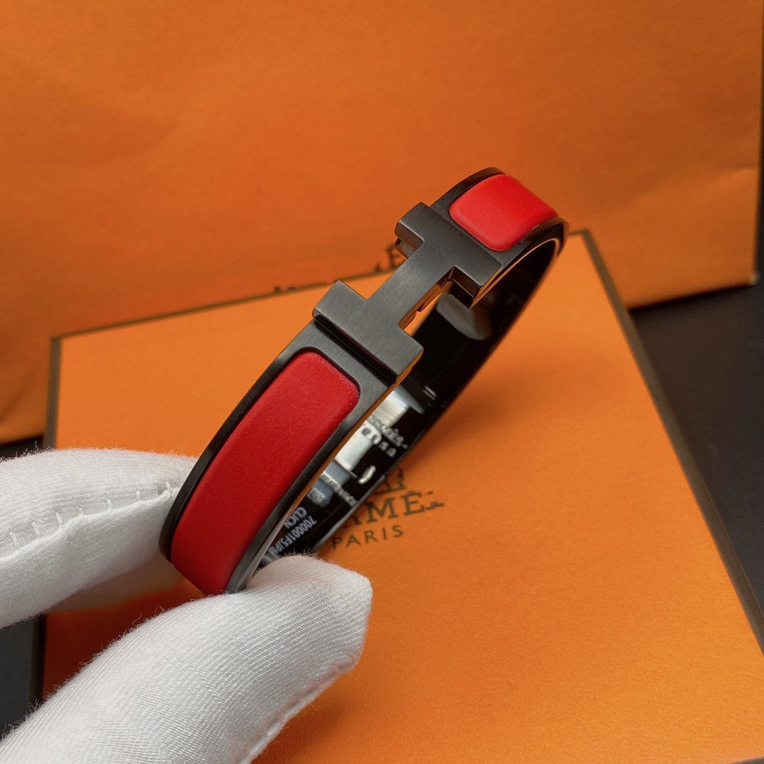[⭐Shinejoy]CLIC HM ソーブラック レッド ブレスレット