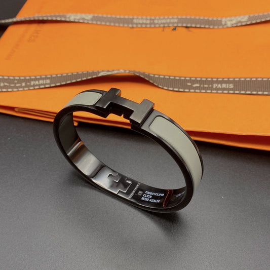 [⭐Shinejoy]CLIC HM SO BLACK GREY BRACELET