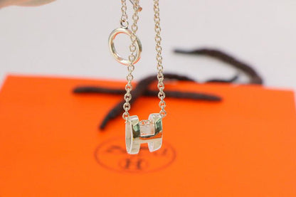 [⭐Shinejoy]HM NECKLACE H LETTER OVAL SERIES