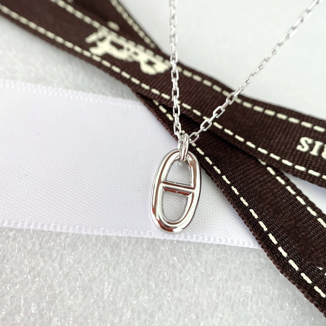 [⭐Shinejoy]HM PIG NOSE NECKLACE