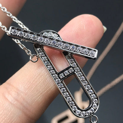 [⭐Shinejoy]HM NECKLACE PLATINUM ROSE GOLD DIAMOND
