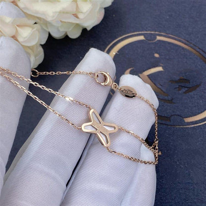 [⭐Shinejoy]JEUX BRACELET WHITE MOP PINK GOLD 1 DIAMOND