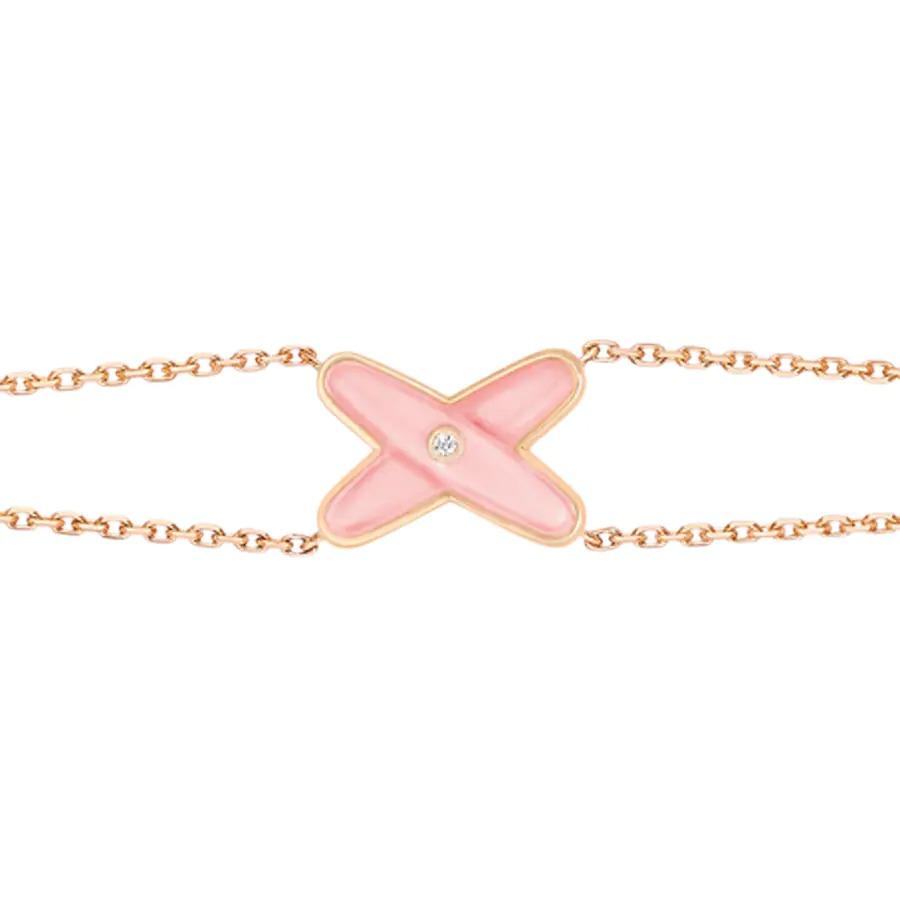 [⭐Shinejoy]JEUX BRACELET PINK MOP PINK GOLD 1 DIAMOND