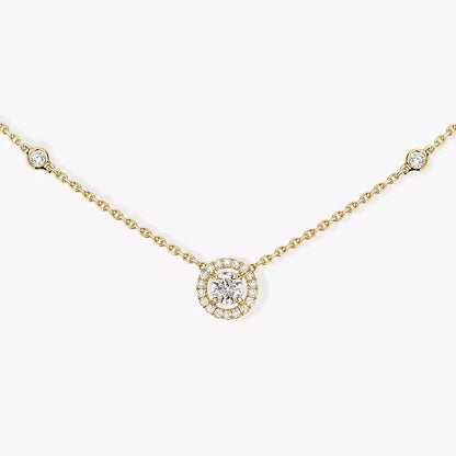 [⭐Shinejoy]ダイヤモンドネックレス 0.20ct ブリリアントシェイプ Joy