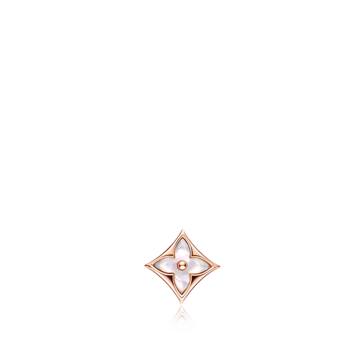 [⭐Shinejoy]スターMOPピンクゴールドピアス