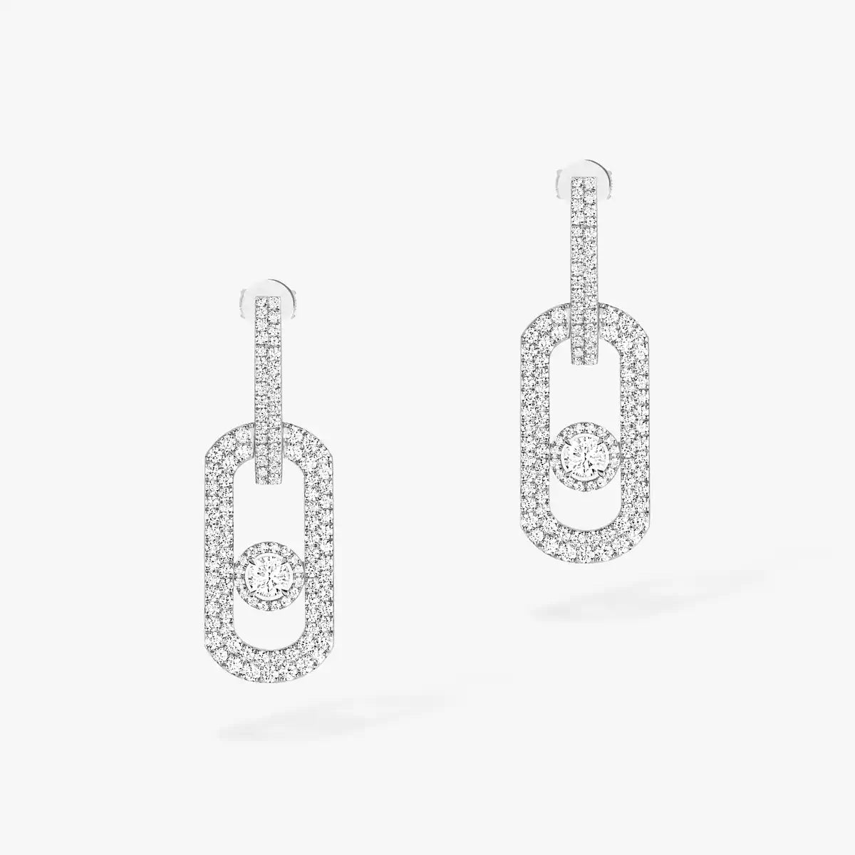 [⭐Shinejoy]So Move XL パヴェ ダイヤモンド ペンダント ピアス