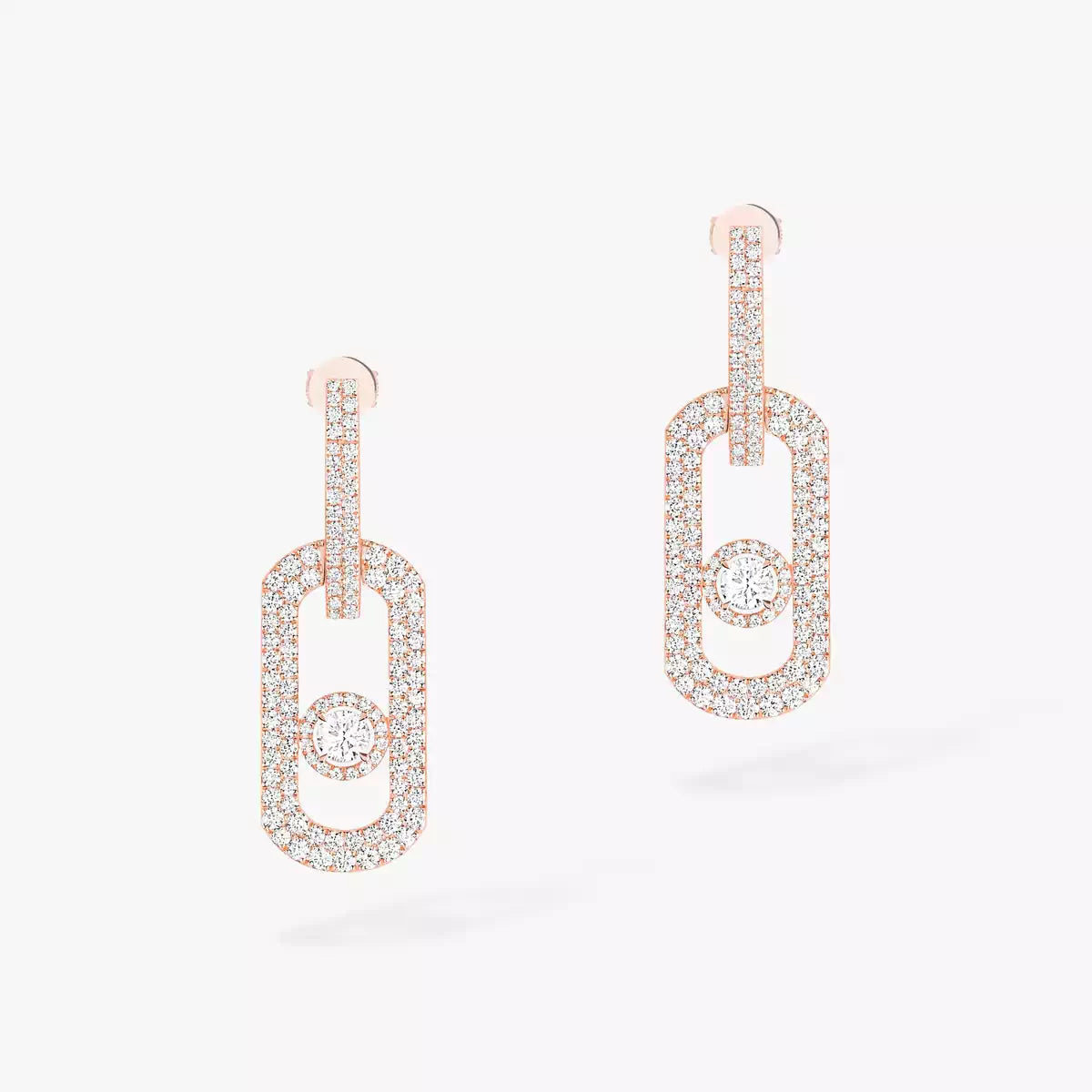 [⭐Shinejoy]So Move XL パヴェ ダイヤモンド ペンダント ピアス