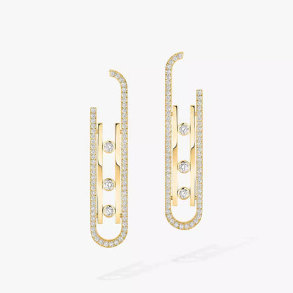 {
  "⭐Shinejoy": "【⭐Shinejoy】ダイヤモンド ペンダント ピアス Move 10Th"
}