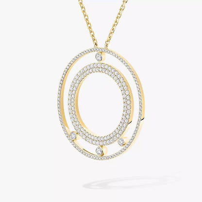 [⭐Shinejoy]Move Romane Long Pave_-Set Diamond Necklace