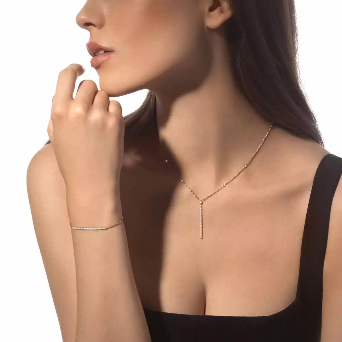 [⭐Shinejoy]ダイヤモンド シンバングル 0.15ct マイ ツイン トワ エ モワ