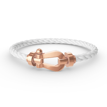 [⭐Shinejoy]FORCE LARGE HORSESHOE NO DIAMOND BRACELET ROSE GOLD