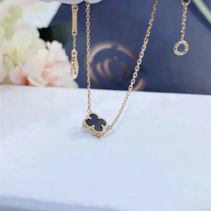 [⭐Shinejoy]CLOVER ONYX SINGLE FLOWER BRACELET
