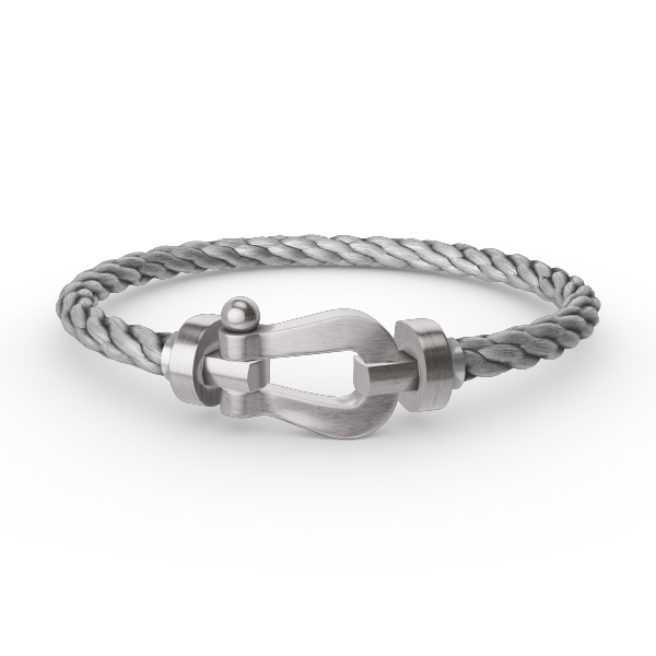 [⭐Shinejoy]FORCE LARGE HORSESHOE NO DIAMOND BRACELET SILVER