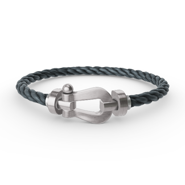 [⭐Shinejoy]FORCE LARGE HORSESHOE NO DIAMOND BRACELET SILVER