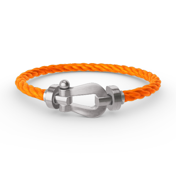 [⭐Shinejoy]FORCE LARGE HORSESHOE NO DIAMOND BRACELET SILVER
