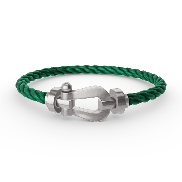 [⭐Shinejoy]FORCE LARGE HORSESHOE NO DIAMOND BRACELET SILVER