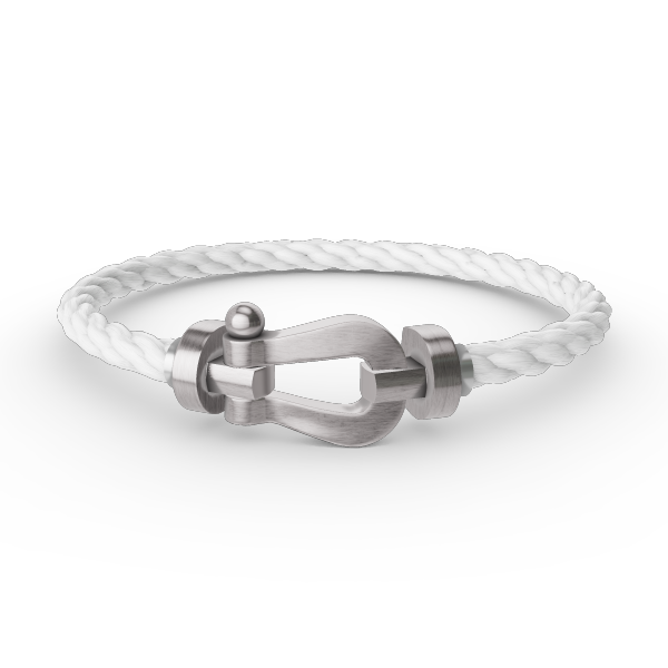 [⭐Shinejoy]FORCE LARGE HORSESHOE NO DIAMOND BRACELET SILVER